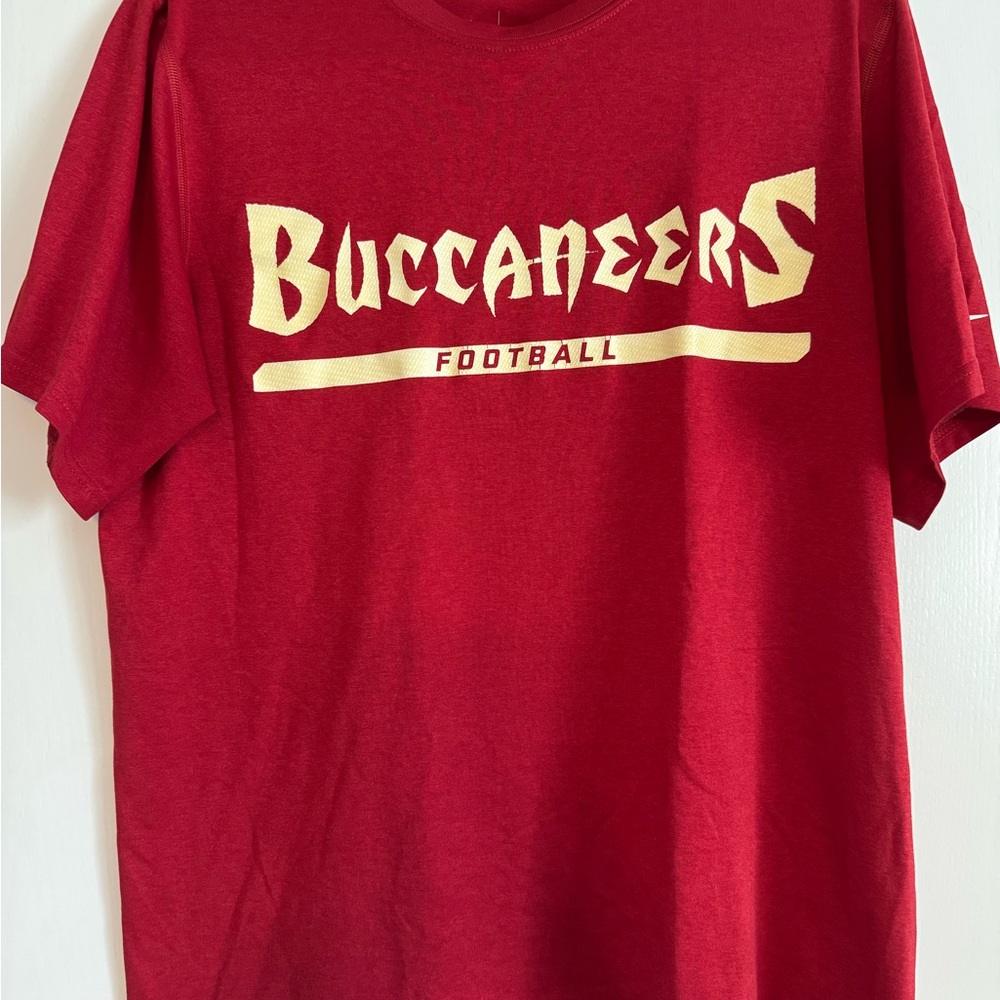 NFL Buccaneers Red and Gold T-Shirt